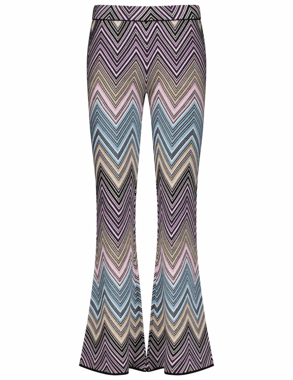 NEW MINNIE ROSE women's viscose chevron pants in multi